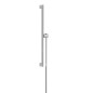 Hansgrohe Unica - Barre de douche 95 mm, avec flexible de douche, chrome 24405000