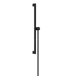 Hansgrohe Unica - Barre de douche 95 mm, avec flexible, noir mat 24405670