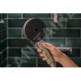 Hansgrohe Pulsify Planet Edition - Pommeau de douche, 3 jets, EcoSmart+, beige 26077210