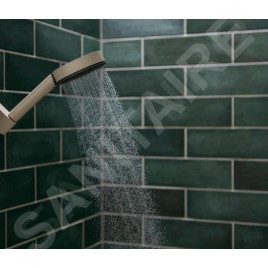 Hansgrohe Pulsify Planet Edition - Pommeau de douche, 3 jets, EcoSmart+, beige 26077210