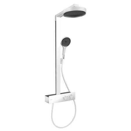 Hansgrohe Rainfinity - Set de douche avec thermostat, diamètre 25 mm, 3 jet, blanc mat 28742700