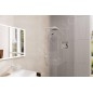 Hansgrohe Rainfinity - Set pomme de douche, barre et flexible, 3 jets, EcoSmart, blanc mat 28744700