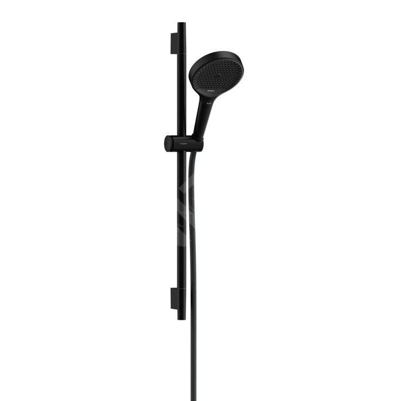 Hansgrohe Rainfinity - Set pomme de douche, barre et flexible, 3 jets, noir mat 28745670