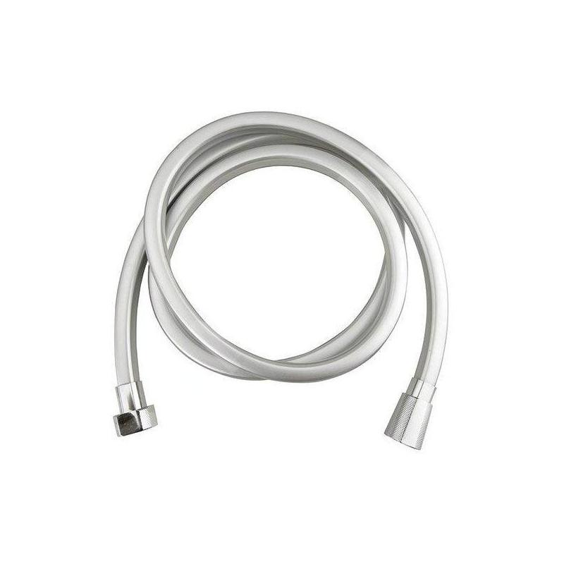 Sapho Quadroflex - Flexible de douche anguleux, 150 cm, argent/chrome 1208-13
