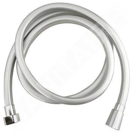 Sapho Quadroflex - Flexible de douche anguleux, 150 cm, argent/chrome 1208-13