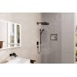 Hansgrohe Rainfinity - Set pomme de douche, barre et flexible, 3 jets, noir mat 28745670