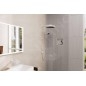 Hansgrohe Rainfinity - Set pomme de douche, barre et flexible, 3 jets, blanc mat 28745700