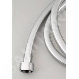 Sapho Quadroflex - Flexible de douche anguleux, 150 cm, argent/chrome 1208-13
