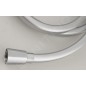 Sapho Quadroflex - Flexible de douche anguleux, 150 cm, argent/chrome 1208-13