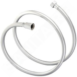 Sapho Quadroflex - Flexible de douche anguleux, 150 cm, argent/chrome 1208-13