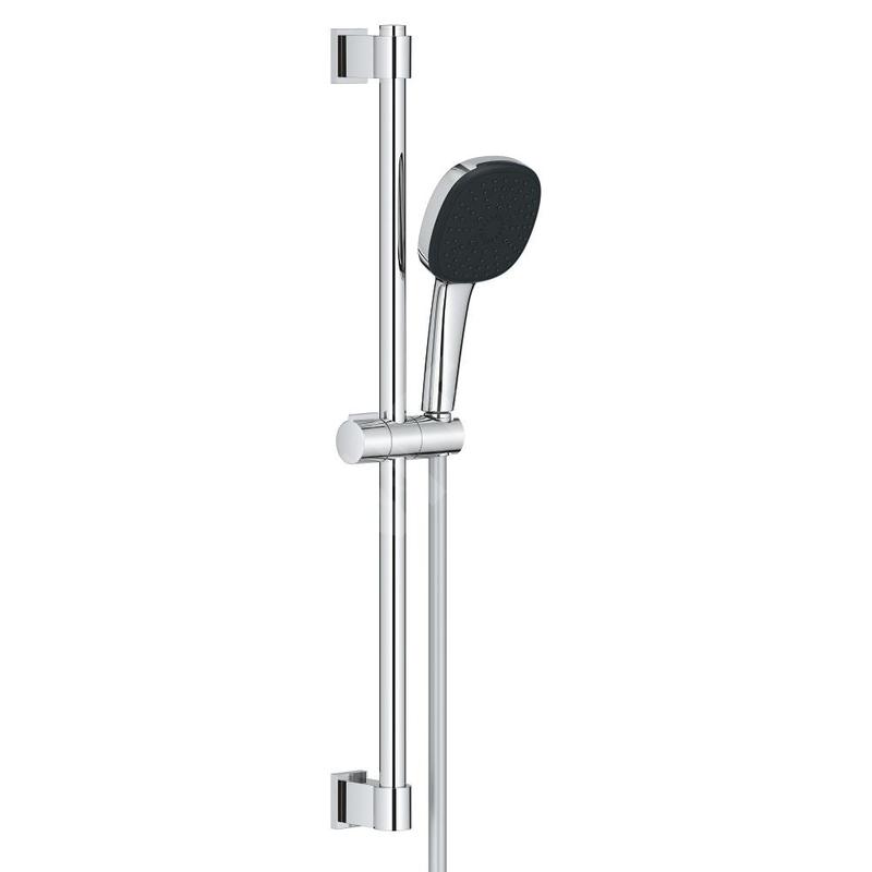 Grohe Vitalio Comfort - Set de pommeau de douche, barre et flexible, 3 jets, chrome 26096001 Grohe Vitalio Comfort - Set de pommeau de douche, barre et flexible, 3 jets, chrome 26096001