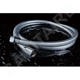 Sapho Quadroflex - Flexible de douche anguleux, 150 cm, argent/chrome 1208-13