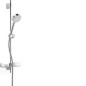 Hansa Basicjet - Set de pommeau de douche, 1 jet, barre et flexible, chrome 44780113