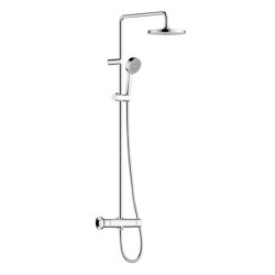 Hansa Basic - Set de douche avec thermostat, 1 jet, chrome 55350110