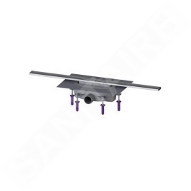 Kessel Linearis Infinity - Caniveau de douche 80 cm, avec grille, acier inoxydable brossé 45200.08