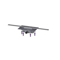 Kessel Linearis Infinity - Caniveau de douche 90 cm, avec grille, acier inoxydable brossé 45200.09