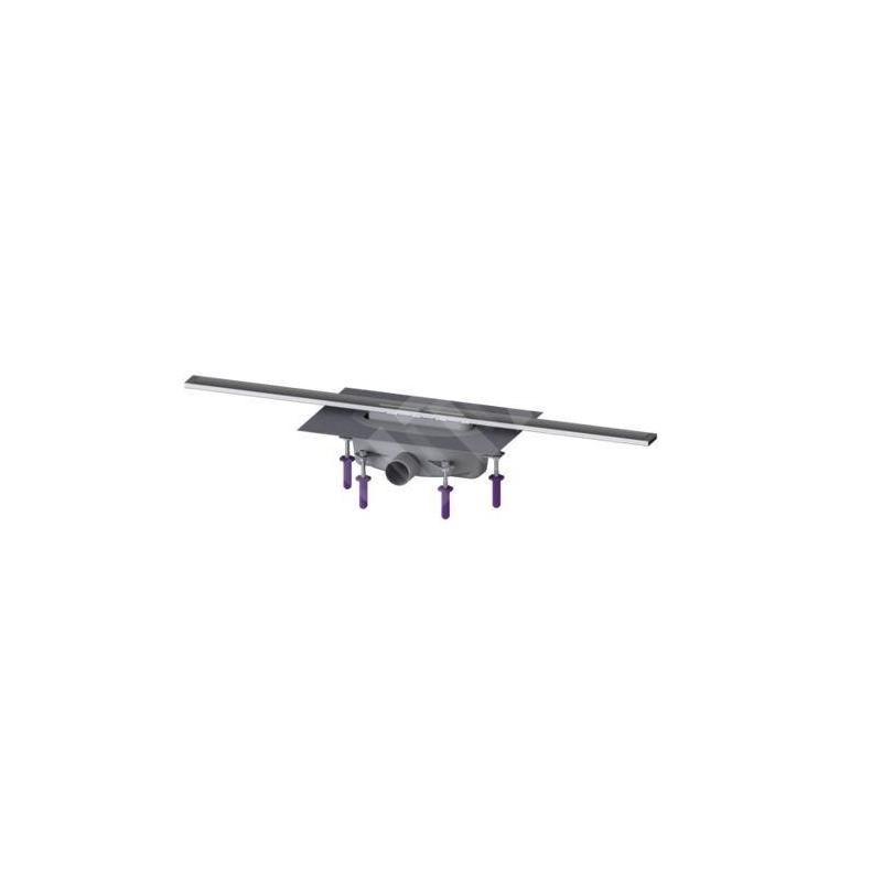 Kessel Linearis Infinity - Caniveau de douche 90 cm, avec grille, acier inoxydable brossé 45200.09