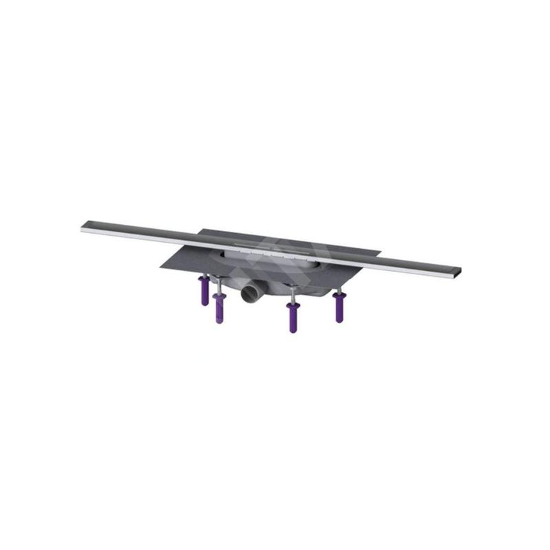 Kessel Linearis Infinity - Caniveau de douche 90 cm, avec grille, acier inoxydable brossé 45300.09