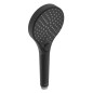 Hansa Viva - Pommeau de douche, 3 jets, noir mat 4433030033