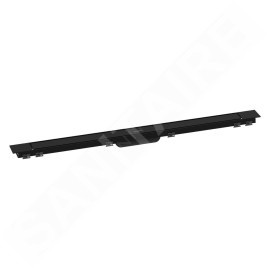 Hansgrohe RainDrain Match Plus - Caniveau de douche 100 cm, avec grille, noir mat 56217670