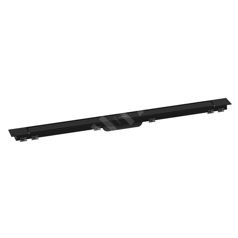Hansgrohe RainDrain Match Plus - Caniveau de douche 100 cm, avec grille, noir mat 56217670 Hansgrohe RainDrain Match Plus - Caniveau de douche 100 cm, avec grille, noir mat 56217670