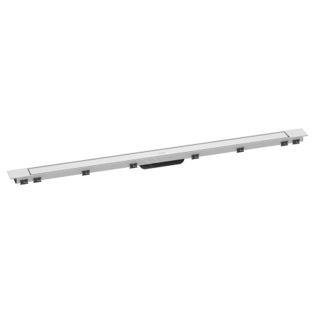 Hansgrohe RainDrain Match Plus - Caniveau de douche 120 cm, avec grille, blanc mat 56218700