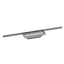 Hansgrohe RainDrain Minimalistic - Caniveau de douche 70 cm, avec grille pour l'insertion de carreaux 56219000