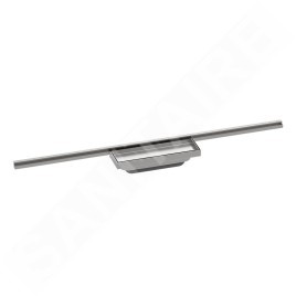 Hansgrohe RainDrain Minimalistic - Caniveau de douche 80 cm, avec grille pour l'insertion de carreaux 56220000