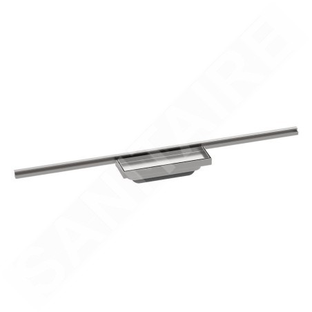 Hansgrohe RainDrain Minimalistic - Caniveau de douche 80 cm, avec grille pour l'insertion de carreaux 56220000