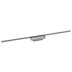 Hansgrohe RainDrain Minimalistic - Caniveau de douche 120 cm, avec grille pour l'insertion de carreaux 56223000