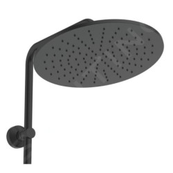 Ideal Standard CeraTherm - Set de douche avec thermostat, diamètre 30 cm, noir soyeux A7631XG