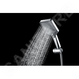 kielle Arkas I - Set de douche avec mitigeur, colonne, flexible et tête de douche, chrome 10211SN10