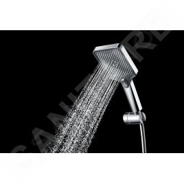 kielle Arkas I - Set de douche avec mitigeur, colonne, flexible et tête de douche, chrome 10211SN10