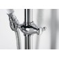 Sapho Kirké - Set de douche 210 avec thermostat de baignoire, chrome KI39C