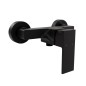kielle Arkas I - Set de douche avec mitigeur, colonne, flexible et tête de douche, noir mat 10211SN14 kielle Arkas I - Set de douche avec mitigeur, colonne, flexible et tête de douche, noir mat 10211SN14