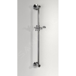 Sapho Antea - Barre de douche avec support, 570 mm, chrome SAL0031