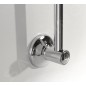 Sapho Antea - Barre de douche avec support, 570 mm, chrome SAL0031