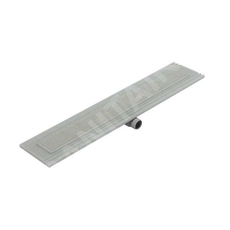 I-Drain Liquid - Caniveau de douche 70 cm, avec grille, béton foncé EP5.SS.0700.D