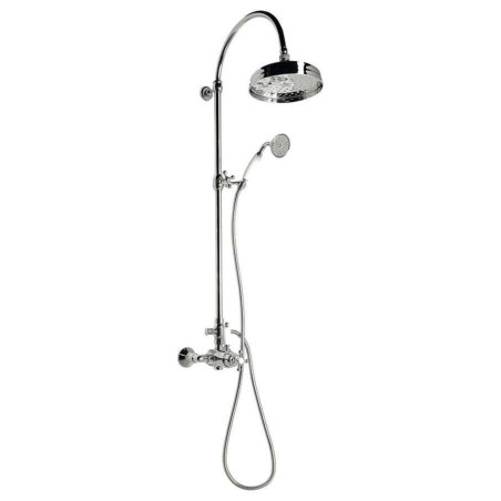 Sapho Antea - Colonne de douche avec thermostat encastré, 200 mm, chrome SET041