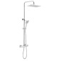 Novaservis Metalia 54 - Set de douche avec thermostat, 30x20 cm, 3 jets, chrome SET034/TER,0 Novaservis Metalia 54 - Set de douche avec thermostat, 30x20 cm, 3 jets, chrome SET034/TER,0