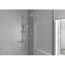 Hansgrohe Vernis Shape - Set de douche Showerpipe 230 avec thermostat, Green, chrome 26319000