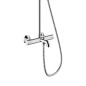 Hansgrohe Vernis Blend - Set de douche Showerpipe 200 avec thermostat de bain, EcoSmart, chrome 26079000 Hansgrohe Vernis Blend - Set de douche Showerpipe 200 avec thermostat de bain, EcoSmart, chrome 26079000