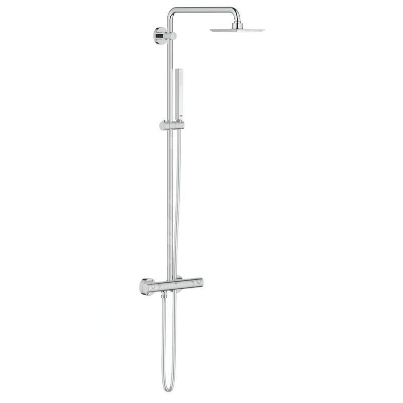 Grohe Euphoria Cube - Set de douche avec thermostat, 152x152 mm, chrome 27932000 Grohe Euphoria Cube - Set de douche avec thermostat, 152x152 mm, chrome 27932000