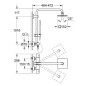 Grohe Euphoria Cube - Set de douche avec thermostat, 152x152 mm, chrome 27932000 Grohe Euphoria Cube - Set de douche avec thermostat, 152x152 mm, chrome 27932000