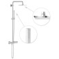 Grohe Euphoria Cube - Set de douche avec thermostat, 152x152 mm, chrome 27932000 Grohe Euphoria Cube - Set de douche avec thermostat, 152x152 mm, chrome 27932000