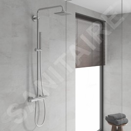 Grohe Euphoria Cube - Set de douche avec thermostat, 152x152 mm, chrome 27932000