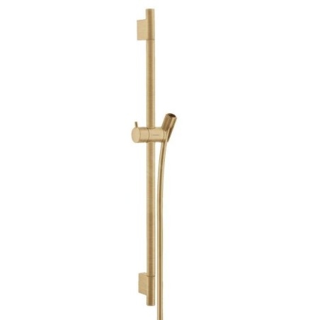 Hansgrohe Unica'S - Barre de douche 650 mm avec flexible, bronze brossé 28632140