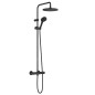 Hansgrohe Vernis Blend - Set de douche Showerpipe 240 avec thermostat, 2 jets, EcoSmart, noir mat 26428670 Hansgrohe Vernis Blend - Set de douche Showerpipe 240 avec thermostat, 2 jets, EcoSmart, noir mat 26428670