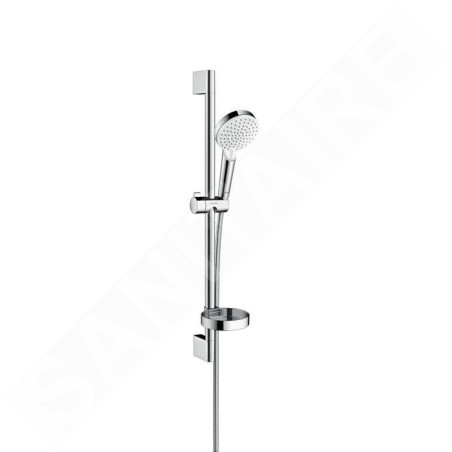 Hansgrohe Crometta - Set de douche Vario Unica, 650 mm, Casseta, Blanc / Chrome 26553400