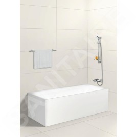 Hansgrohe Crometta - Set de douche Vario Unica, 650 mm, Casseta, Blanc / Chrome 26553400